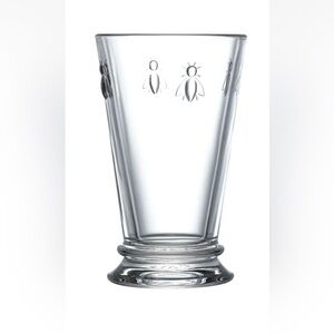 Paris Musees Bee Napoleon Glass Tumbler 10oz La Rochere Highball 5.5"